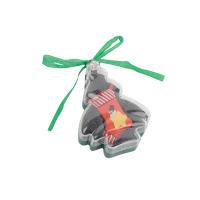 Набор: футляр в виде елки с флеш-картой USB 2.0 на 4 Gb в виде рождественского носка