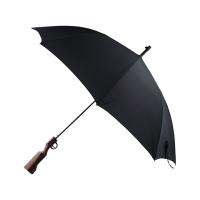 Зонт-трость «Military» с ручкой в форме приклада ружья полуавтоматический с чехлом
