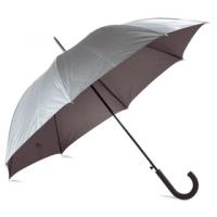 Зонт с системой защиты от ветра, серый